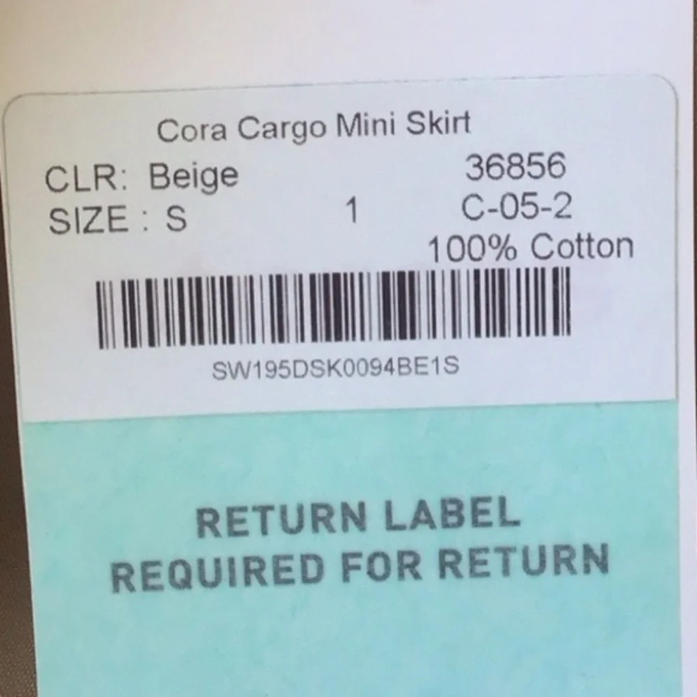 Storets Cora cargo mini skirt Beige Belted Skirt